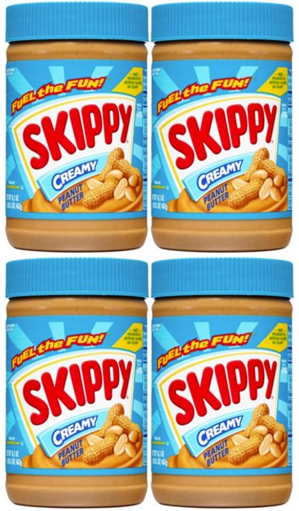 Skippy Creamy Peanut Butter, 16.3 oz