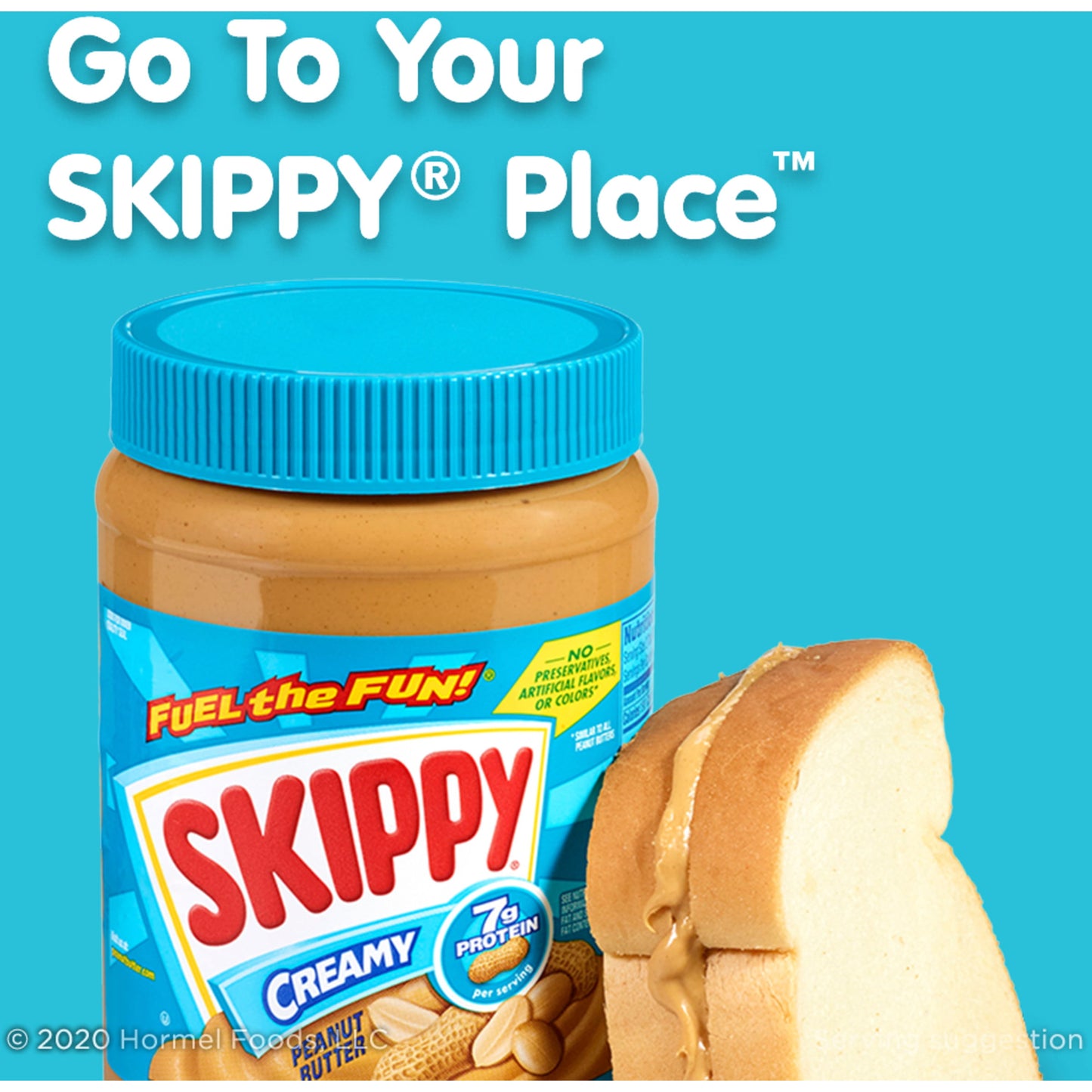 SKIPPY Creamy Peanut Butter Twin Pack 2